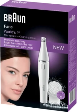 Braun Face 810 Gesichtsepilierer Und Gesichtsreinigungsbürste Mit Zusätzlicher Batterie -Körperpflege Store d7b7c46ffea4b6e38f5187af104e6a2e