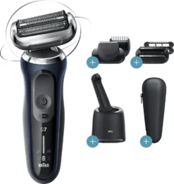 Braun Series 7 70-B7850cc Rasierer Herren, Elektrorasierer Mit 360° Anpassung, Barttrimmer, 3-Tage-Bart-Trimmer, Reinigungsstation, AutoSense, Wet&Dry, 50 Min. Laufzeit, EasyClick Funktion, Blau 20 Braun Series 7 70-B7850cc Rasierer Herren, Elektrorasierer Mit 360° Anpassung, Barttrimmer, 3-Tage-Bart-Trimmer, Reinigungsstation, AutoSense, Wet&Dry, 50 Min. Laufzeit, EasyClick Funktion, Blau -Körperpflege Store da8cbc876dce1598650b20490d6c968f