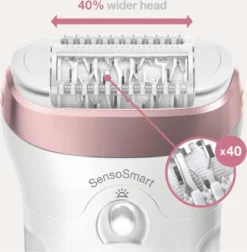 Braun Epilierer Silk-epil 9-720 SensoSmart TM, MicroGrip, SensoSmart, Wet & Dry -Körperpflege Store dac0e386527da065e245912dbf9d05bb
