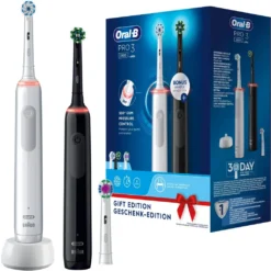 Oral-B PRO 3 3900 Duopack Black-White Edition JAS22