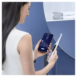 Oral-B IO Series 9N Special Edition, Rosé, Mit Intelligenter Andruckkontrolle & Farbdisplay, Inkl. 1 Aufsteck-Bürste, Mini-Aufbewahrungsbox & Aufbewahrungstasche IO9N -Körperpflege Store de037063706f367aeb95e395e0a2c924