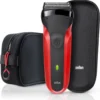 Braun Series 3 300Ts, Folienschaber, Schwarz, Rot, Akku, Nickel-Metallhydrid (NiMH), Integrierte Batterie, 20 Min -Körperpflege Store de9bb2daa251d316cf3bb7bda0bef7cd