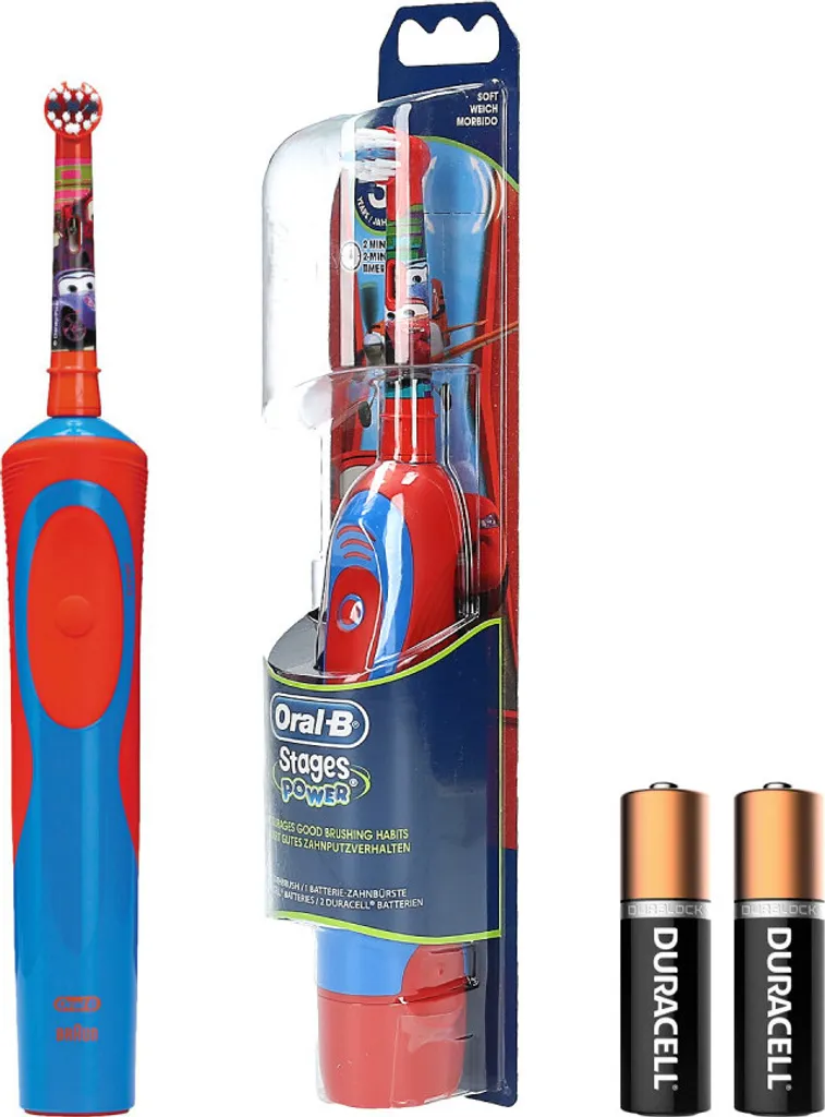 Braun Oral-B Stages Power Kids Cls Batterie-Zahnbürste Kinder DB4.510.K Disney CARS + Timer 3 Braun Oral-B Stages Power Kids Cls Batterie-Zahnbürste Kinder DB4.510.K Disney CARS + Timer