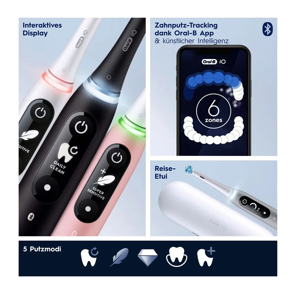Oral-B IO Series 6 Black Lava + Etui 18 Oral-B IO Series 6 Black Lava + Etui – Bild 16