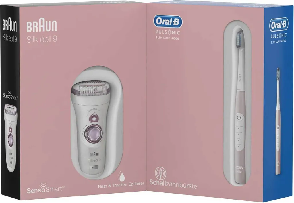 Braun & Oral-B Beauty Box Silk-epil 9-700 SensoSmart & Oral-B Pulsonic Slim Luxe 4 Braun & Oral-B Beauty Box Silk-epil 9-700 SensoSmart & Oral-B Pulsonic Slim Luxe – Bild 2