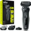 Braun Elektrischer Rasierer - Series 5 - 51-W4650cs + 2 Aufsätze & Ladestation - Schwarz & Weiß -Körperpflege Store e1f536b985481611a361b565a5c640b3