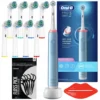 Oral-B PRO 3 3000 Sensitive Clean Elektrische Zahnbürste + 8 Ersatzaufsätze -Körperpflege Store e364243b737daba76c9d1619e9791375