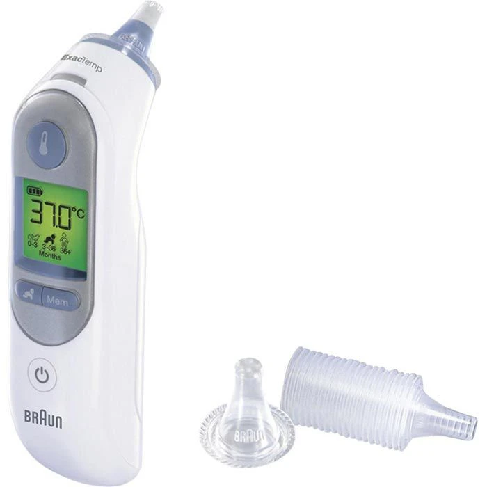 Braun Fieberthermometer Thermoscan 7 IRT6520, Ohrthermometer, Infrarot, Farbwechsel-Display 5 Braun Fieberthermometer Thermoscan 7 IRT6520, Ohrthermometer, Infrarot, Farbwechsel-Display – Bild 3