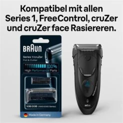 Braun Scherkopf 10B/20B 1000/2000 Series Kombipack, Für Braun Rasierer Series 1, FreeControl, CruZer 10 Braun Scherkopf 10B/20B 1000/2000 Series Kombipack, Für Braun Rasierer Series 1, FreeControl, CruZer -Körperpflege Store eb08eac9f15720b3d71e656ab4dd7269150c164c scherkopf braun 10b20b 10002000 series kombipack