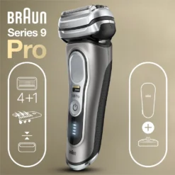 Braun Series 9 Pro 9415s Elektrorasierer Für Herren, 4+1 Scherkopf Mit ProLift Trimmer, Elektrischer Rasierer Mit 60 Min. Akkulaufzeit, Wet&Dry -Körperpflege Store ebdc859d1f7c23733a38162a14536a68