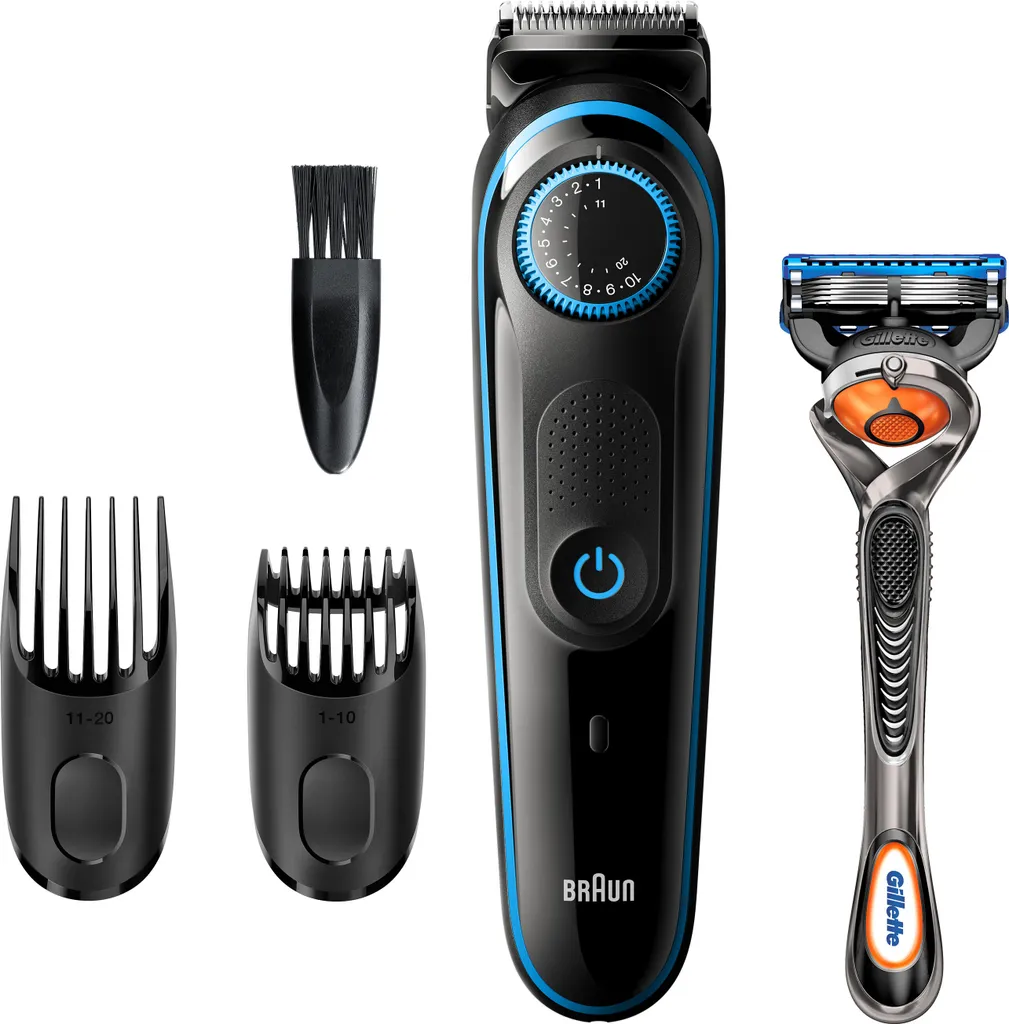 Braun BT5240 Barttrimmer Und Haarschneider Für Herren, 39 Längeneinstellungen, Schwarz/blau 3 Braun BT5240 Barttrimmer Und Haarschneider Für Herren, 39 Längeneinstellungen, Schwarz/blau
