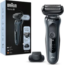 Braun Series 6 60-N1200s Herrenrasierer Wet&Dry 50min Laufzeit Reise-Etui Grau -Körperpflege Store ef53e83dc924e96301240031f1be0ae8