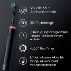 Oral-B PRO 3 3000 Cross Action Black Edition JAS 22 13 Oral-B PRO 3 3000 Cross Action Black Edition JAS 22 -Körperpflege Store f014e5d6bb3e656811dae2c9b621cd07