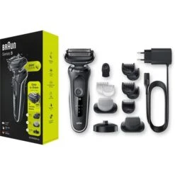 Braun Elektrorasierer Series 5 50-W4650cs, Weiß, Wet&Dry, Mit EasyClick-Barttrimmer & -Bodygroomer -Körperpflege Store f11ceaa387dac6597cef9f46b66c581320ff3deb elektrorasierer braun series 5 50 w4650cs weiss