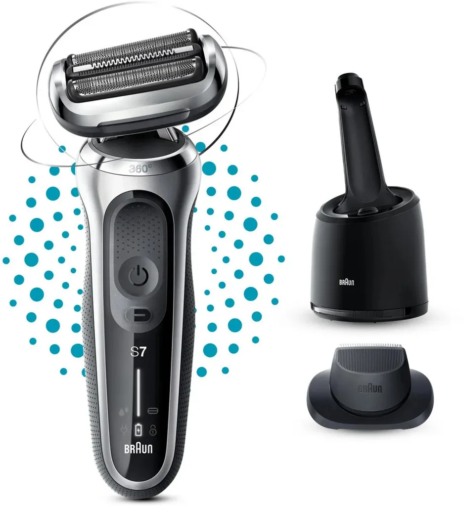 Braun SERIES 7 71-S7200CC SI Rasierer Wasserdicht Reinigungsstation Silber 7 Braun SERIES 7 71-S7200CC SI Rasierer Wasserdicht Reinigungsstation Silber – Bild 5