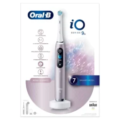 Oral-B IO Series 9N Special Edition, Rosé, Mit Intelligenter Andruckkontrolle & Farbdisplay, Inkl. 1 Aufsteck-Bürste, Mini-Aufbewahrungsbox & Aufbewahrungstasche IO9N -Körperpflege Store f23345eacf207d59c116adac8889c42c
