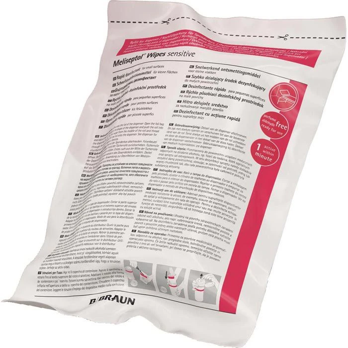 B.Braun Desinfektionstücher 19530 Meliseptol Wipes, Sensitive, Oberflächen, Nachfüllpack, 60 Tücher 3 B.Braun Desinfektionstücher 19530 Meliseptol Wipes, Sensitive, Oberflächen, Nachfüllpack, 60 Tücher