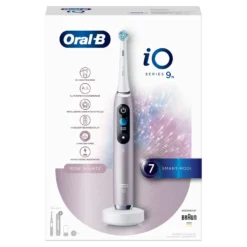 Oral-B IO Series 9N Special Edition, Rosé, Mit Intelligenter Andruckkontrolle & Farbdisplay, Inkl. 1 Aufsteck-Bürste, Mini-Aufbewahrungsbox & Aufbewahrungstasche IO9N -Körperpflege Store f4edc9cfd3579dd26e1a7598069fe45c
