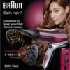 Braun Satin Hair 7 HD 770 Haartrockner Mit IONTEC Und Colour Saver Technologie (inklusive Diffusor Aufsatz) -Körperpflege Store f644bccb9d096efaa3fcc096fc1f5c33