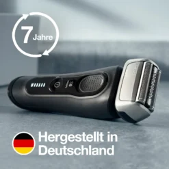 Braun Series 8 8460cc Elektrorasierer Für Herren, 3+1 Scherkopf Mit Präzisionstrimmer, Sonic-Technologie Und 40°-Kopf Mit Konturenanpassung, Wet & Dry -Körperpflege Store fad2bcd50fc66f1af9269e57779844f6