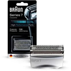 Braun 70S Kombipack, Series 7, Scherkopf, Ersatzscherteil, Silber, Für Pulsonic Und Prosonic