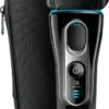 Braun Series 5 5145s Elektrischer Rasierer, Rasierapparat Wet Und Dry, Wiederaufladbarer Elektrorasierer, Schwarz/Blau/Chrom -Körperpflege Store fc48b73a4a7dd684ad2700b0c6a56d8c