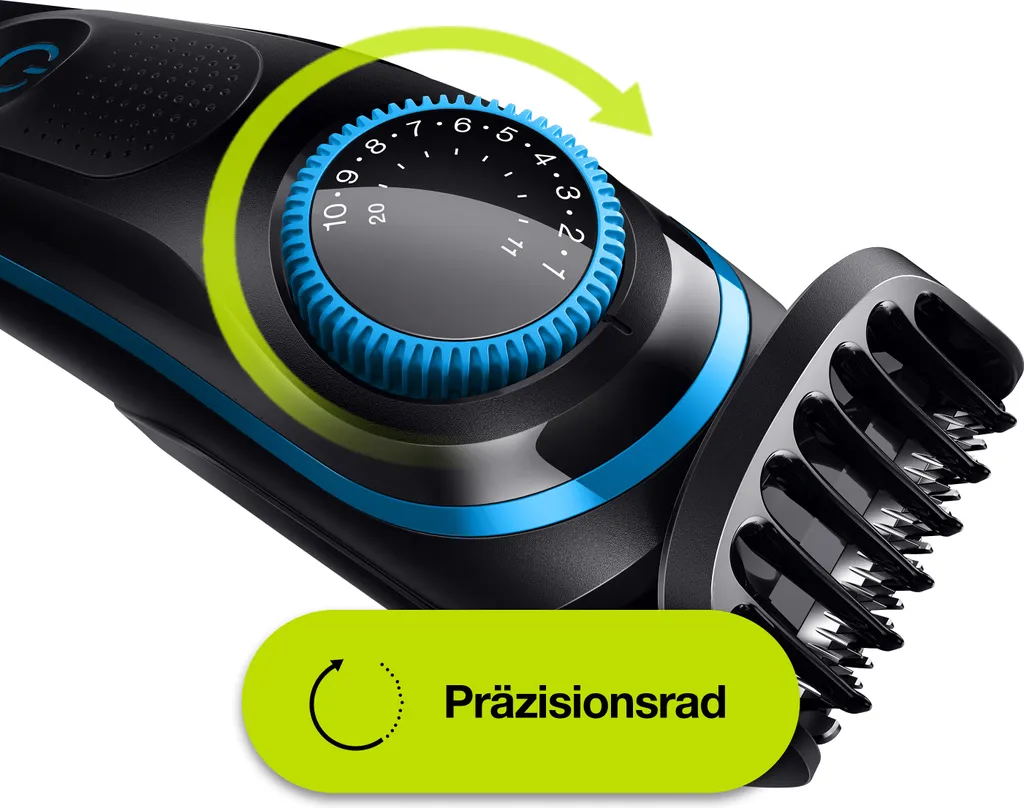 Braun BT5240 Barttrimmer Und Haarschneider Für Herren, 39 Längeneinstellungen, Schwarz/blau 6 Braun BT5240 Barttrimmer Und Haarschneider Für Herren, 39 Längeneinstellungen, Schwarz/blau – Bild 4