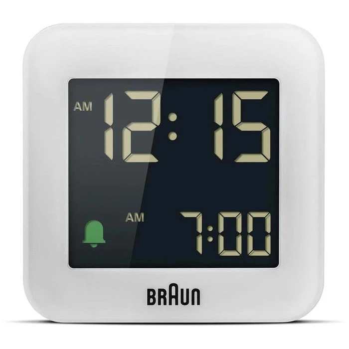 Braun Wecker BC08W Funk Digital, Weiß 6 Braun Wecker BC08W Funk Digital, Weiß – Bild 4