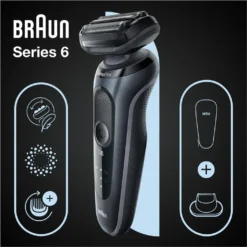 Braun Herrenrasierer SERIES 6 - 61-N1200S Wasserdicht Präzisionstrimmer-Aufsatz -Körperpflege Store fe891a0d1492d56f7a07a07af3420e6f