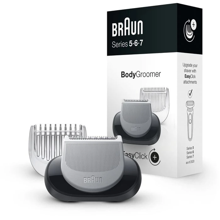 Braun Scherkopf EasyClick BodyGroomer-Aufsatz, Für Braun Rasierer Series 5, 6 Und 7 3 Braun Scherkopf EasyClick BodyGroomer-Aufsatz, Für Braun Rasierer Series 5, 6 Und 7